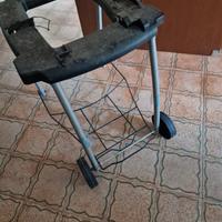 Carrello barbecue weber Q con telo