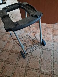 Carrello barbecue weber Q con telo