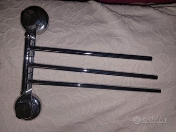 kit porta asciugamani con ventose