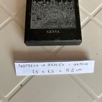 Piastrella ardesia rappresentante Genova 