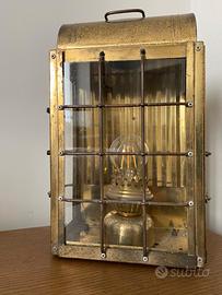 coppia lampade ottone anni '20