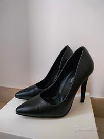 décolleté nere opache tacco 11
