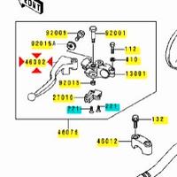 Leva frizione Kawasaki ER-5 460921181