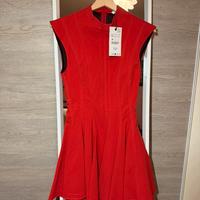 Vestitino corto rosso Zara Nuovo
