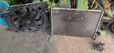 radiatore e ventola alfa 147