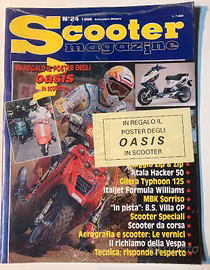 SCOOTER MAGAZINE n. 24 -1996 poster Oasis nuovo!