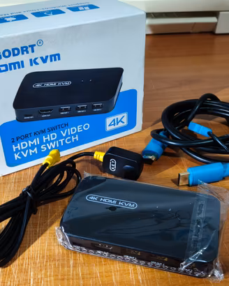 Switch KVM HDMI 4K (KS602) 2 PC / 1 Monitor