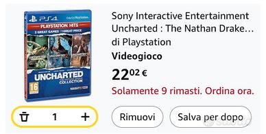Uncharted Collection PS4 FISICO
