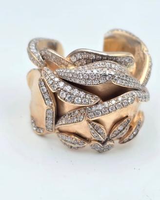 ANELLO FASCIONE ORO DIAMANTI