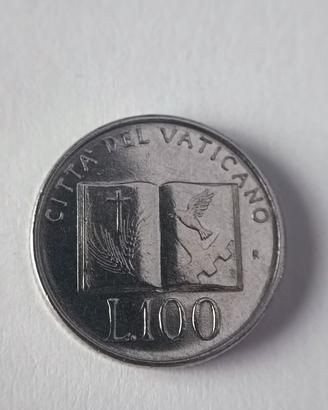  100 Lire Città del Vaticano – G. Paolo II - 1992