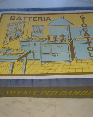 BATTERIA GIOCATTOLI BAMBINE ANNI ‘50