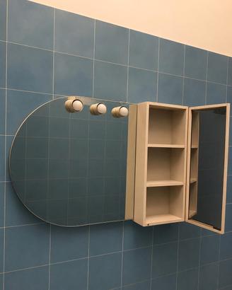 specchio bagno con pensile 