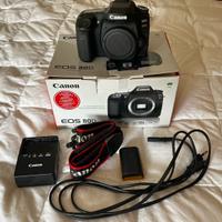 Canon EOS 80D usata pochissimo