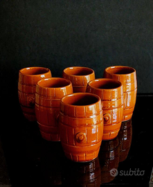 Set bicchieri rustici