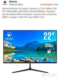 Atlantis monitor 22"