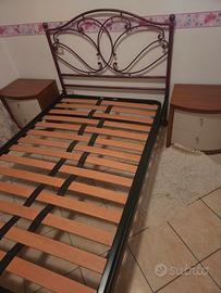 Letto 1 Piazza e Mezzo + Comodini + Materasso