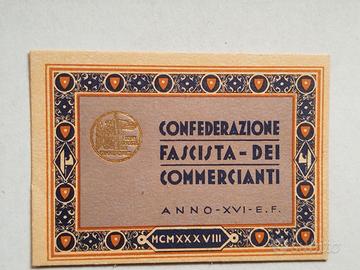 Tessera Confederazione Fascista dei Commercianti