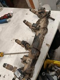 FLAUTO INIETTORI PEUGEOT 206 1.4 BENZINA