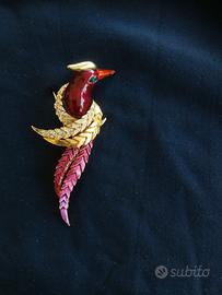 Elegante spilla di bigiotteria vintage