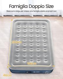 Letto ad Aria Gonfiabile con Pompa Integrata