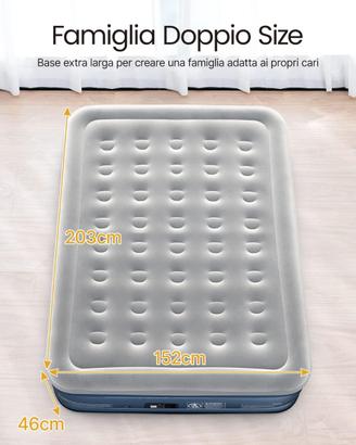 Letto ad Aria Gonfiabile con Pompa Integrata