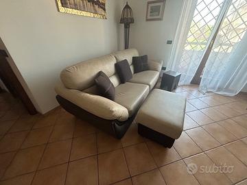 Divano in pelle 3 posti