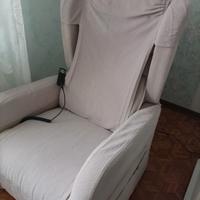 poltrona reclinabile con ruote