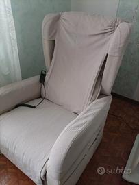 poltrona reclinabile con ruote