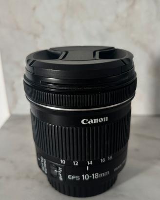 Obbiettivo Canon EFS 10-18 IS STM