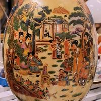 Vaso cinese vintage decorativo – Scene orientali 