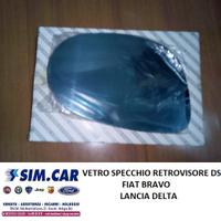 Vetro Specchio retrov. ds Fiat Bravo Lancia Delta