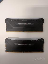 DDR4 RAM COR. VENGANCE RGB PRO 2X16GB 3600 MHZ C18