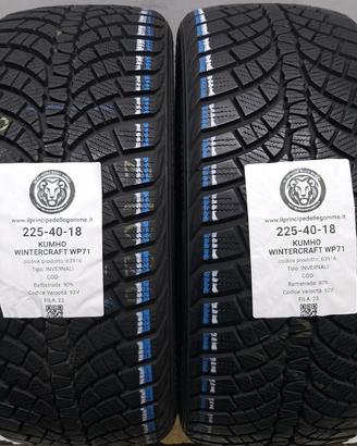 2 GOMME 225 40 18 KUMHO A63916