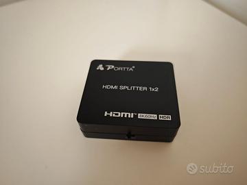PORTTA Splitter HDMI 1 in 2 Out 4K 60Hz