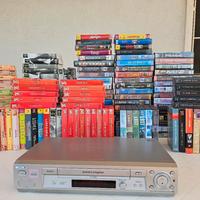 lettore vhs video cassette recorder 