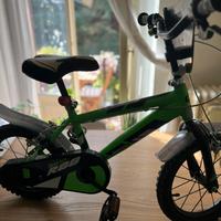 Dino Bikes Bici Bimbo 14" 4-7 anni verde