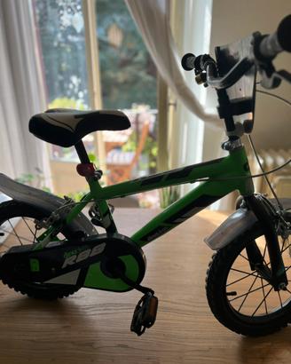 Dino Bikes Bici Bimbo 14" 4-7 anni verde