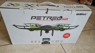 DRONE con videocamera e 7 batterie