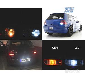 KIT 8 LAMPADE LED ESTERNE PER VOLKSWAGEN VW GOLF 4