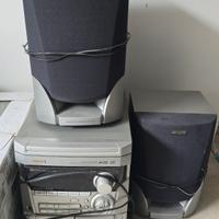 Stereo aiwa NSX-S111 Super T-Bass + 2 altoparlanti