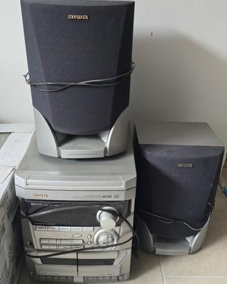 Stereo aiwa NSX-S111 Super T-Bass + 2 altoparlanti