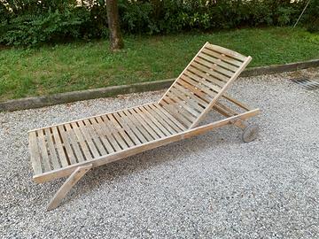 Lettini da giardino in legno