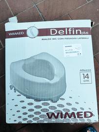 Rialzo wc con fissaggi laterali Wimed