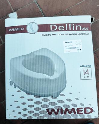 Rialzo wc con fissaggi laterali Wimed