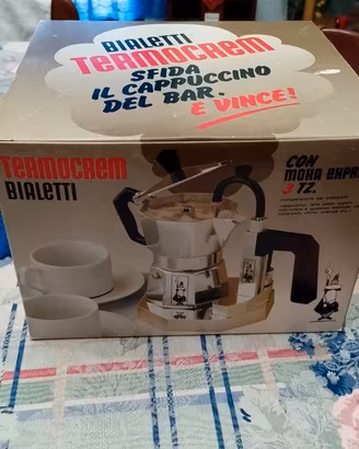 Termocream Bialetti 70s 80s inox cappuccino moka