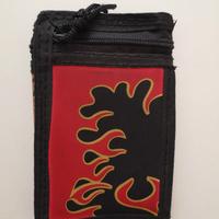 Portafoglio ragazzo nero e rosso