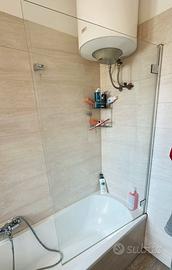 Vetro divisorio per vasca da bagno 150x95 cm