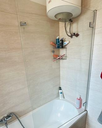 Vetro divisorio per vasca da bagno 150x95 cm