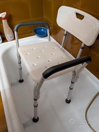 Sedia da doccia per disabili ed anziani