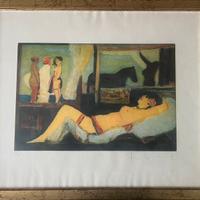 Salvatore fiume litografia quadro